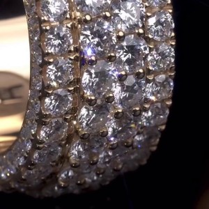 Anillo de lujo para hombre, alta calidad, Plata de Ley 925, diseñador de Hop Hip, pieza llamativa de moda, ajuste de bisel de moissanita cultivado en laboratorio - Product Image 4