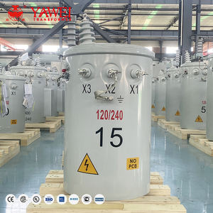 25kva、37.5kva単相柱上配電変圧器、50kva、250kva、100kva、150kva電力変圧器を製造 - Product Image 1