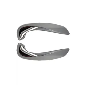 Renault Megane Fluence <b>Front</b> <b>Door</b> Interior ABS Armrest <b>Cover</b> Set with Cup Holder Chrome-Right-Left 809540011R - Product Image 1