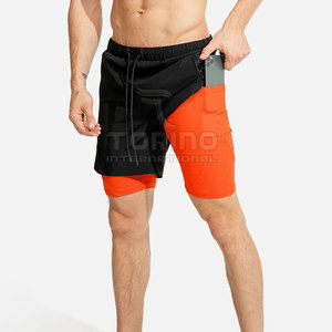 OEM pantalones cortos de gimnasio para hombre High Street Style Board Shorts patrón sólido ropa de entrenamiento Nuevo en stock Venta caliente a precio barato - Product Image 3