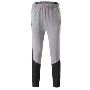 Pantalones de hombre de lana de poliéster de algodón de 360 gramos sueltos personalizados de alta calidad, rectos, a rayas curvas, Color de contraste personalizado - Product Image 1