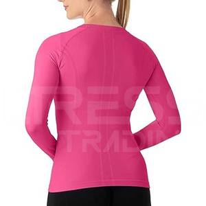 Tops de yoga Premium para mujer, manga completa y secado rápido, diseño transpirable y de alta calidad, ropa de yoga al por mayor barata - Product Image 4