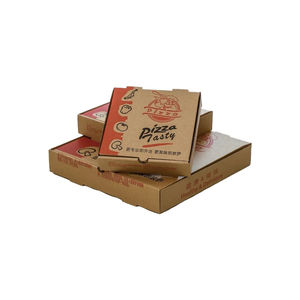 Boîtes à pizza en carton ondulé écologiques personnalisées haut de gamme de 6 à 18 pouces, revêtement UV, laminage mat, logo, vente en gros d'usine, prix bas - Product Image 4