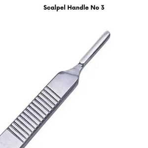 Scalpel chirurgical #10 poignée médicale stérile avec lames certifiées CE pour les procédures de chirurgie générale - Product Image 2