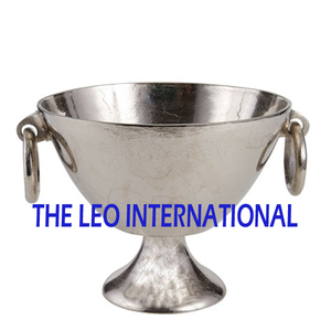 Bol à polir en aluminium de forme unique aspect bois de cerf Style moderne et fantaisie Bol décoratif pour l'accent de la maison - Product Image 2