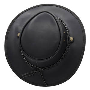 หมวกปีกกว้างทำด้วยมือคุณภาพสูงหมวกหนังคาวบอยสายรัดปรับได้สำหรับผู้ใหญ่ชายและหญิงดีไซน์แบบมืออาชีพ - Product Image 3