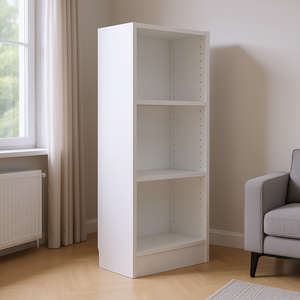 Librería Móvil BASIC Blanca KIT 40 x 105 cm, Estanterías y Librerías de la Colección Tvilum BASIC - Product Image 3