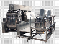 Équipement d'émulsification sous vide hydraulique haute performance 200L avec pompe à engrenages motorisée pour la fabrication automatisée de crèmes cosmétiques 380V