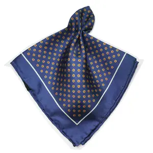 Ready Bulk Stock Supplier Widely Selling High Standard Grade 100% Silk Material Custom Pocket Square Handkerchief