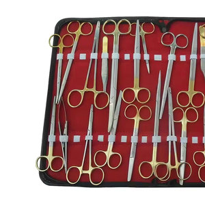 Juego de tijeras y fórceps de acero inoxidable de 36 TC, instrumentos quirúrgicos más vendidos, grado quirúrgico autoclavable Manual de alta calidad - Product Image 3