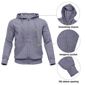 Wholesale Bulk Men's Running Wear Custom Blank Fleece Jogger Sweat Suits Sets Hoodie <b>Sweatshirt</b> Two Pieces Set Tracksuit - Product Image 2