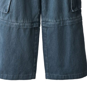 Pantalon cargo en jean élégant pour garçons, vêtement décontracté raffiné, tissu léger mais résistant, finition intérieure douce, matière extensible flexible - Product Image 4