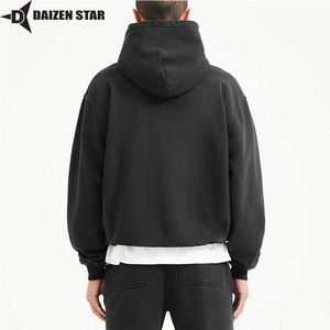 เสื้อฮู้ดซิปผู้ชาย ผ้าฝ้ายฟลีซ 100% ทรงปกติ สีพื้น เป็นมิตรกับสิ่งแวดล้อม ระบายอากาศได้ดี เหมาะสำหรับฤดูหนาว สไตล์ลำลอง บริการ OEM - Product Image 4