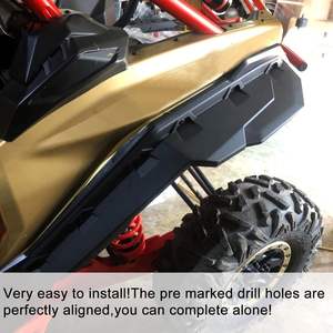 Para <span class=keywords><strong>Can</strong></span> <span class=keywords><strong>Am</strong></span> <span class=keywords><strong>Can</strong></span>-<span class=keywords><strong>AM</strong></span> <span class=keywords><strong>Maverick</strong></span> <span class=keywords><strong>X3</strong></span> 2 4 puertas 1000 Max RR Turbo <span class=keywords><strong>2014</strong></span> - 2023 UTV piezas guardabarros delantero trasero guardabarros bengalas - Product Image 6