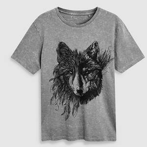 Camiseta de lavado ácido para hombre de aspecto elegante de calidad superior sólida Camiseta de lavado ácido para hombre de aspecto superventas de alta calidad - Product Image 1