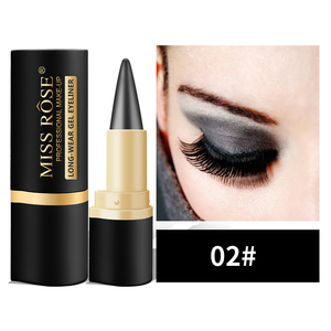 Mayorista <span class=keywords><strong>MISS</strong></span> ROSE Maquillaje Orgánico Negro Gel Delineador de Ojos Impermeable Libre de Crueldad Larga Duración 4 Colores Negro Gel Delineador de Ojos - Product Image 2