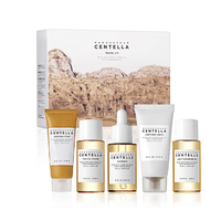 SKIN1004 Madagascar Centella Travel Kit Soins de la peau coréens Tonique pour le visage Ampoule Crème apaisante Huile nettoyante Hydratant Anti-âge
