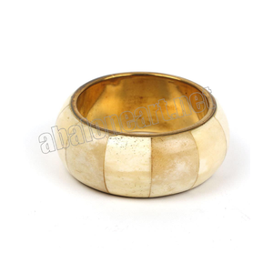 Bracelets en fil tribal Banjara Bracelets en laiton finition antique avec perles Bracelets artisanaux indiens - Product Image 3