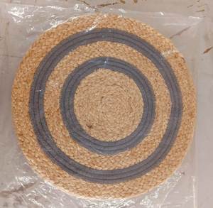 Ensemble de tenture murale en rotin naturel fait à la main inde napperon de plaque personnalisable réutilisable jetable pour les meubles Amazon - Product Image 4