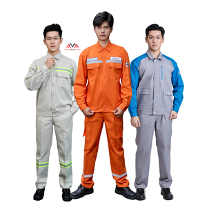Tenue de travail uniforme pour les employés de l'industrie automobile, respirante et résistante, ensemble de vêtements de travail pour l'agriculture, l'industrie pétrolière/forestière, manches courtes/longues - Product Image 1
