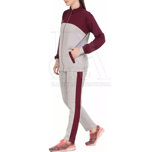 Ensemble de survêtement d'hiver personnalisé pour femme, motif uni, manches longues, design décontracté, respirant, 100 % coton, dernières collections en promotion - Product Image 5