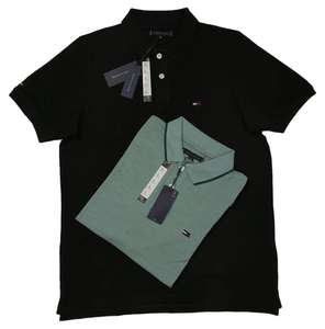 Polo 100% coton coupe ajustée respirant et durable pour hommes, col en tricot uni, décontracté, été, style court - Product Image 5