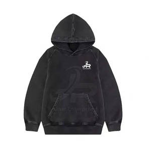 Survêtement décontracté à manches longues pour hommes, lavage à l'acide, vente en gros, survêtement personnalisé pour hommes, lavage à l'acide - Product Image 3