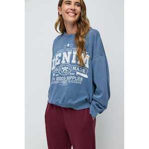 Sudadera Extra Grande de Algodón 100% con Efecto Desgastado para Uso Diario - Product Image 1