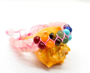 Rose Quartz & Multi Gemstone <b>Beads</b> <b>Bracelet</b> Natural Gemstone <b>Beads</b> 8 mm Size Round Smooth Polish Crystals <b>Beads</b> <b>Bracelets</b>. - Product Image 5