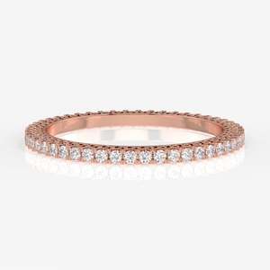 Brazalete Elegante de Plata de Ley con Diamantes Moissanite de Corte Redondo para Mujer - Product Image 5