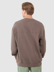 Mejor diseño de los hombres de alta calidad pulóver sudaderas de invierno de lana de tela de Color sólido de talla grande de algodón mezclado - Product Image 3