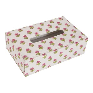 Boîte à mouchoirs en bois d'illustration d'émail pour l'usage de luxe de maison et de restaurant - Product Image 4