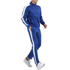 Traje de jogging de invierno con cremallera unisex, chándales de entrenamiento XXL de forro polar transpirable con logotipo impreso personalizado de alta calidad, respetuosos con el medio ambiente - Product Image 2