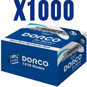 Cuchillas de Afeitar de un Solo Filo Dorco, Paquete de 1000, Acero Inoxidable, Recambios Profesionales para Afeitadoras Rectas, Venta al Por Mayor - Product Image 3