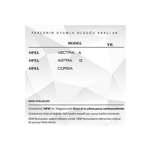 Plafonnier intérieur pour Opel Astra G, Corsa , Vectra A - Product Image 2