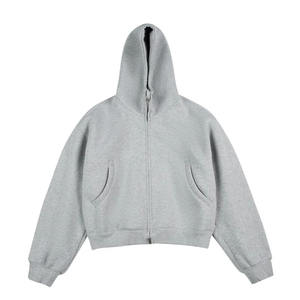 Haute qualité hiver 500G poids lourd haute rue ue taille américaine à capuche hommes et femmes impression numérique perlée marque veste manteau - Product Image 4