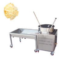 Machine à pop-corn de maïs de bouilloire de caramel commerciale d'acier inoxydable machine industrielle de fabricant de pop-corn à vendre