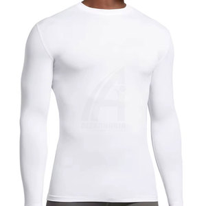 T-shirt de compression pour homme de haute qualité, vêtement d'entraînement en matériau durable, t-shirt de compression extensible pour homme, t-shirt d'entraînement de gym - Product Image 1