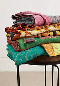 Wholesale Indian Vintage Kantha <b>Quilt</b> Handmade Cotton Throw Reversible Blanket <b>Bedspread</b> Patchwork Gudri <b>Quilts</b> for Home Decor - Product Image 5