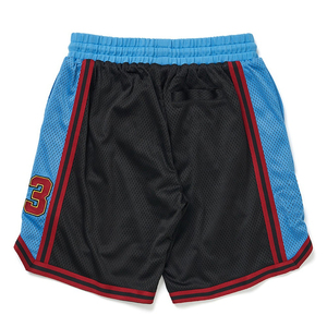 Pantalones cortos de baloncesto para hombre con malla doble de secado rápido bordado liso personalizado ropa atlética tejido estampado patrón - Product Image 3