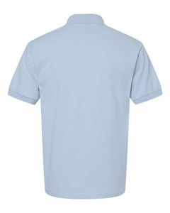 เสื้อโปโลเล่นกีฬาของผู้ชายสีเรียบง่ายผ้าคอตตอนพิมพ์โลโก้ได้ตามต้องการ - Product Image 5