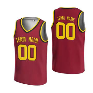 Camisetas de Baloncesto Transpirables de Talla Grande con Estampado de Logotipo por Sublimación, Nombres de Equipos y Números de Jugadores Personalizados (100% Poliéster) - Product Image 1