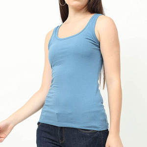 OEM Service Ladies Gym Singlet Women Sport <b>Tank</b> <b>Top</b> Tanktop Women Crop Casual Women Plus Size Cotton / Bamboo Fiber - Product Image 2