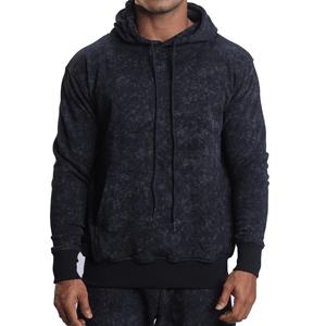 Sweat-shirts à capuche en molleton de qualité supérieure, personnalisés, style streetwear, effet délavé à l'acide, vintage, double couche, poches effet délavé à l'acide - Product Image 1