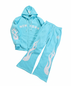 Sudadera y Pantalones Deportivos Estampados Personalizados, Conjunto Deportivo Estampado para Hombre y Mujer, Sudadera con Capucha de Mezcla de Algodón Suave, OEM/ODM Disponible - Product Image 4