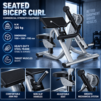 Machine à exercices pour les bras à charge libre BN Commercial pour salle de sport, club de fitness, studio de fitness, salle de sport de prestige, machine à curls