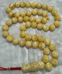 ลูกประคำสีอำพันอิสลามมุสลิมสีเรซิ่น - Product Image 3