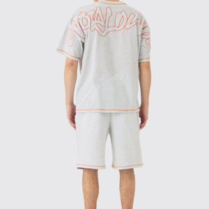 Short de survêtement d'été à la mode pour hommes à la mode respirant 100% Shorts en coton pour hommes - Product Image 2