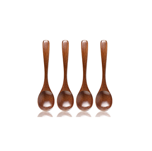 Cuchara de sopa de madera personalizada, vajilla, cucharas de café y miel, cuchara larga para revolver, cuchara para sopa y arroz, suministros de cocina - Product Image 1