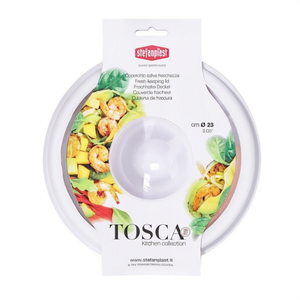 Tosca Plastic <b>Pot</b> <b>Lid</b> 22 Cm Transparent Dishwasher Safe Kitchen Cover - Product Image 2
